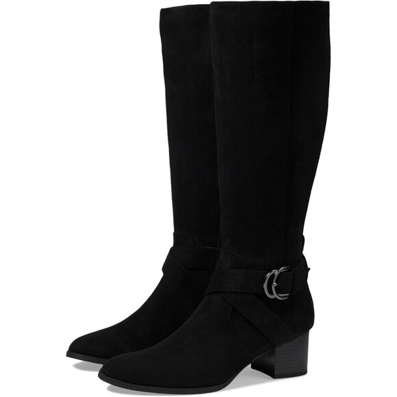 NEW Maia Maelie Boot Tall Black Anne Klein - Picture 1 of 8